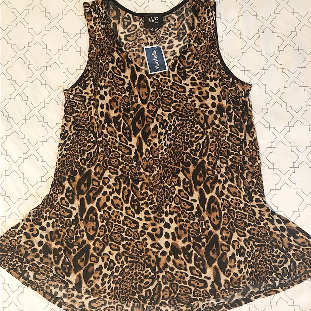 W5 Leopard Print Tank
